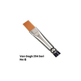 Van Gogh 294 Seri Sentetik Düz Kesik Uçlu Fırça no:8