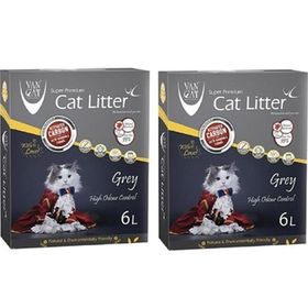 Vancat Aktif Karbon Premium 2x6 lt Kedi Kumu