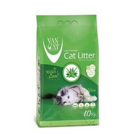Vancat Aloe Vera Kokulu 10 kg İnce Taneli Kedi Kumu