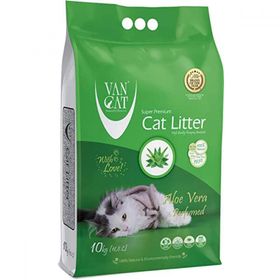 Vancat Aloe Vera Kokulu 10 kg İnce Taneli Kedi Kumu