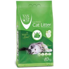 Vancat Aloe Vera Kokulu 5 kg İnce Taneli Kedi Kumu