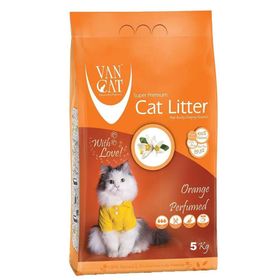 Vancat Baby Portakal Kokulu İnce Taneli 5 kg Kedi Kumu