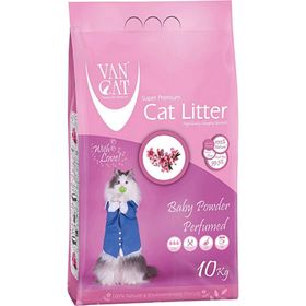 Vancat Baby Powder Kokulu İnce Tane 4x 10 kg Kedi Kumu