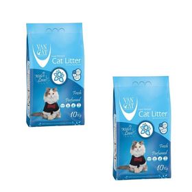 Vancat Fresh Kokulu Ince Taneli 2x10 kg Kedi Kumu