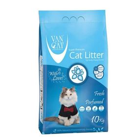 Vancat Fresh Kokulu Ince Taneli 2x10 kg Kedi Kumu