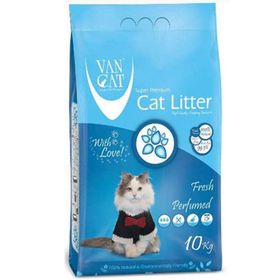 Vancat Fresh Parfümlü İnce Taneli 10 kg Kedi Kumu