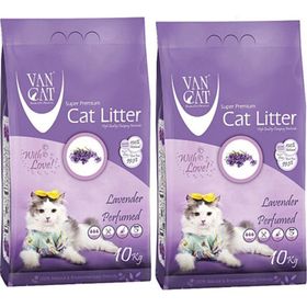 Vancat İnce Taneli 20 kg Lavanta Kokulu Kedi Kumu
