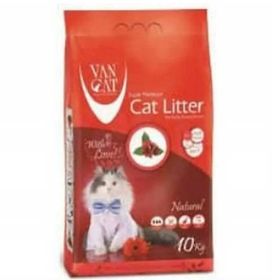 Vancat Kokusuz Bentonit İnce Taneli 10 kg Kedi Kumu