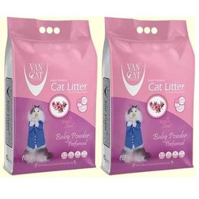 Vancat Lavanta İnce Tane Topaklanan 2x10 kg Kedi Kumu