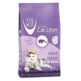 Vancat Orjinal Bentonit 10 kg Lavanta Kokulu Kedi Kumu