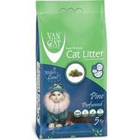 Vancat Orjinal Bentonit 5 kg Çam Kokulu Kedi Kumu