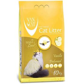 Vancat Vanilya Kokulu 10 kg İnce Taneli Kedi Kumu