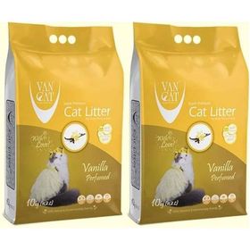 Vancat Vanilya Kokulu İnce Tane 2x10 kg Kedi Kumu