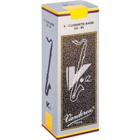 Vandoren CR623 V12 No.3 5'li Bas Klarnet Kamışı