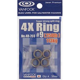 Vanfook 4R-75S 4'lü Split Ring Halka