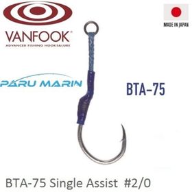 Vanfook BTA-75 Bolt Lock Tekli 2/0 2 Adet Assist İğnesi