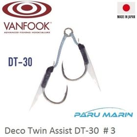 Vanfook DT-30 Deco Twin Çiftli 3 Asist İğne