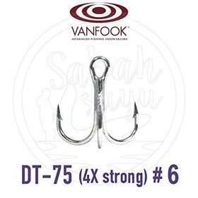 Vanfook DT-75S #6 3'lü 4X Güçlü İğne