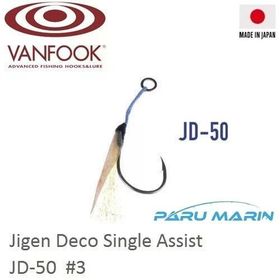 Vanfook JD-50 Jigen Tekli 3 Adet 3 Assist İğne