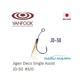 Vanfook JD-50 Jigen Tekli 3 Adet 3/0 Assist İğne