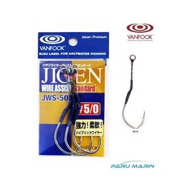 Vanfook JWS-50 Jigen Hibrid Telli 5/0 3 Adet Asist İğnesi
