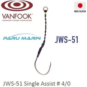 Vanfook JWS-51 Jigen Hyper Tekli 4/0 3 Adet Asist İğne
