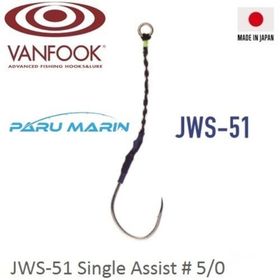 Vanfook JWS-51 Jigen Hyper Tekli 5/0 3 Adet Asist İğne