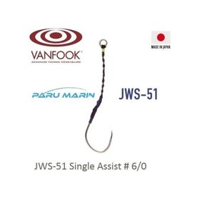 Vanfook JWS-51 Jigen Hyper Tekli 6/0 3 Adet Asist İğne