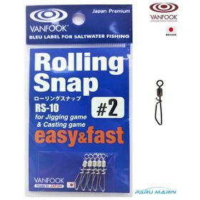 Vanfook RS-10 2 5 Adet Rolling Snap Klips