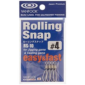 Vanfook RS-10 4 4 Adet Rolling Snap Klips