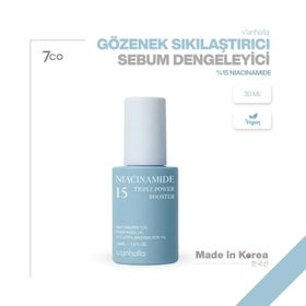 V'anhalla %15 Niacinamide Gözenek Sıkılaştırıcı Sebum Dengeleyici Aydınlatıcı 30 ml Serum