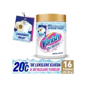 Vanish 480 gr Multipower Oxi Action Beyazlar İçin Leke Çıkartıcı Deterjan Güçlendirici Toz
