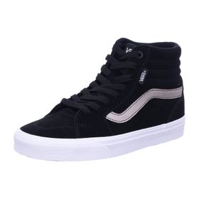 Vans Filmore Hi Suede Canvas Süet Metalik Siyah Kadın Spor Ayakkabı