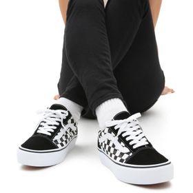 Vans Ua Old Skool Platform Siyah Kadın Günlük Ayakkabı