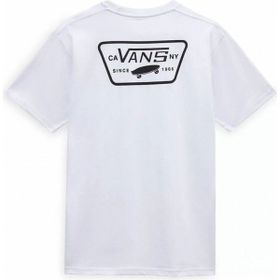 Vans VN0000F8YB21 Full Patch Back SS TEE Beyaz Erkek T-shirt