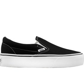 Vans VN00018EBLK1 Ua Classic Slip-On Platform Siyah Kadın Günlük Ayakkabı