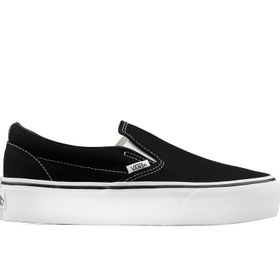 Vans VN00018EBLK1 Ua Classic Slip-On Platform Siyah Kadın Günlük Ayakkabı