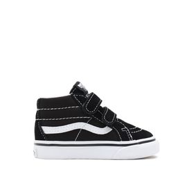 Vans VN00018W6BT1 TD SK8-Mid Reissue V Siyah Beyaz Bebek Yürüyüş Ayakkabısı