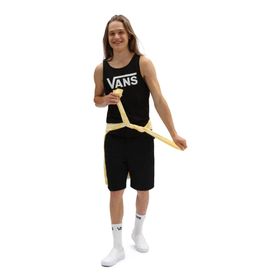 Vans VN00055VBLK1 CLASSIC TANK-B Yuvarlak Yaka Düz Siyah Erkek T-Shirt