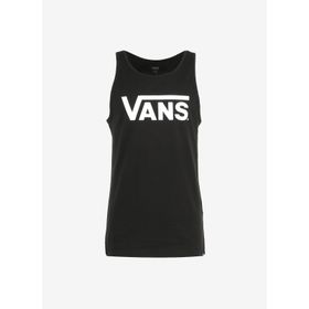 Vans VN00055VBLK1 CLASSIC TANK-B Yuvarlak Yaka Düz Siyah Erkek T-Shirt