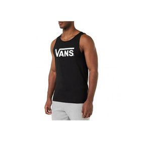 Vans VN00055VBLK1 CLASSIC TANK-B Yuvarlak Yaka Düz Siyah Erkek T-Shirt