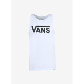 Vans VN00055VWHT1 Classıc Vans Tank-b Yuvarlak Yaka Düz Beyaz Erkek T-Shirt