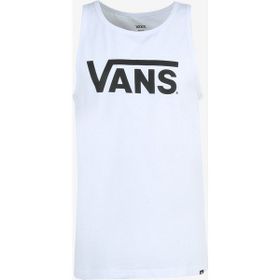 Vans VN00055VWHT1 Classıc Vans Tank-b Yuvarlak Yaka Düz Beyaz Erkek T-Shirt