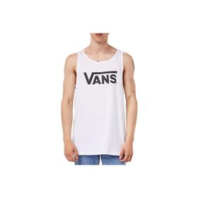 Vans VN00055VWHT1 Classıc Vans Tank-b Yuvarlak Yaka Düz Beyaz Erkek T-Shirt