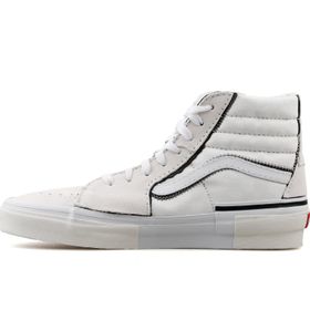 Vans VN0005UKQJM1 Beyaz Sk8 Hi Reconstruct Unisex Çift Katmanlı Soyulabilen Süet Günlük Ayakkabı