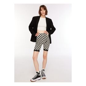 Vans VN00074SBLK1 OVERSIZED FLORAL LE Normal Siyah Kadın Şort
