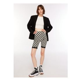 Vans VN00074SBLK1 OVERSIZED FLORAL LE Normal Siyah Kadın Şort