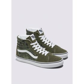 Vans VN0007NSBGK1 SK8-Hi Yeşil Erkek Süet Lifestyle Ayakkabı