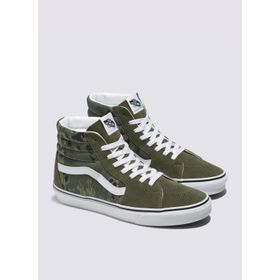 Vans VN0007NSBGK1 SK8-Hi Yeşil Erkek Süet Lifestyle Ayakkabı