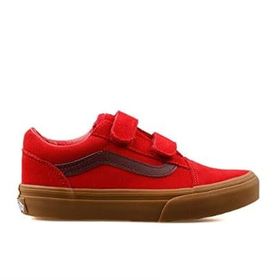 Vans VN000CYWRED1 Old Skool V Kırmızı Çocuk Günlük Ayakkabı